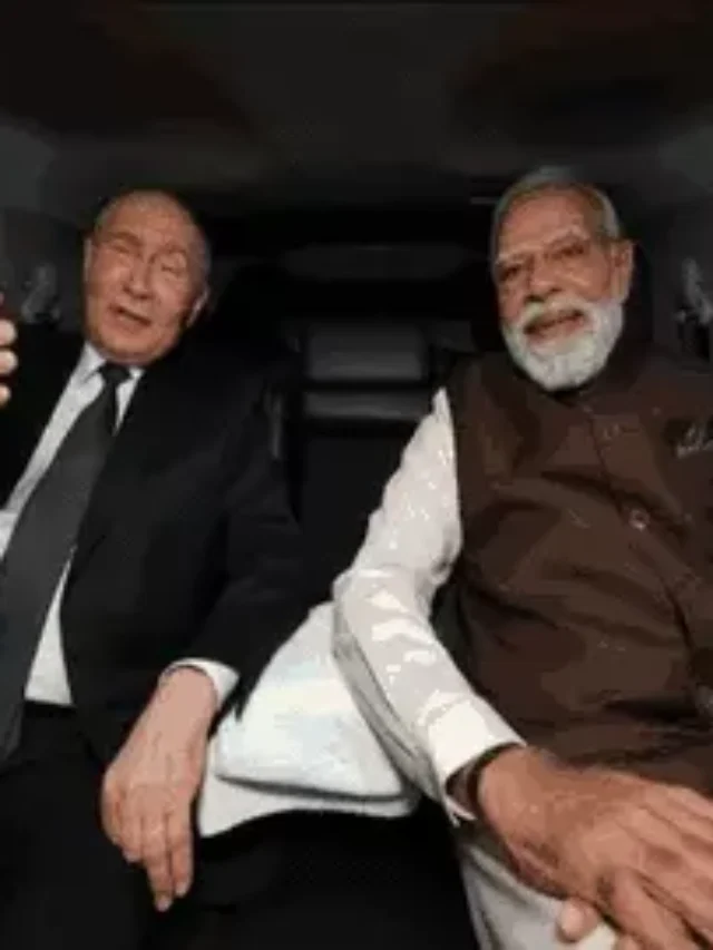 कार डिप्लोमेसी: मोदी-पुतिन फिर कार में बैठे, 12 दिनों में दूसरी बार; 11 नेताओं के साथ दिखे PM मोदी